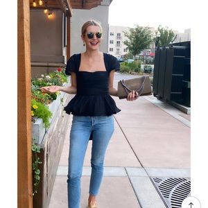 Brock Collection black blouse